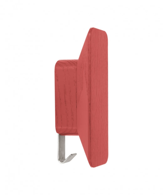 STROKE Wandhaken: Massivholz Garderobenhaken mit Edelstahl-Akzent – Vielseitig & Stilvoll