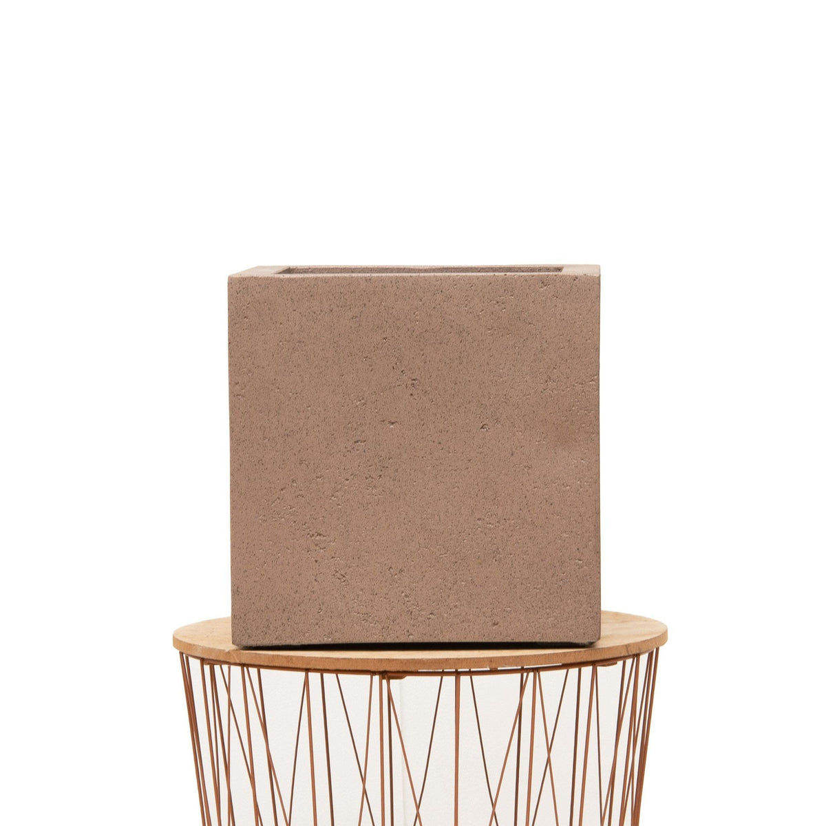 Topf Grigio Cube Bronze - D50 x H50