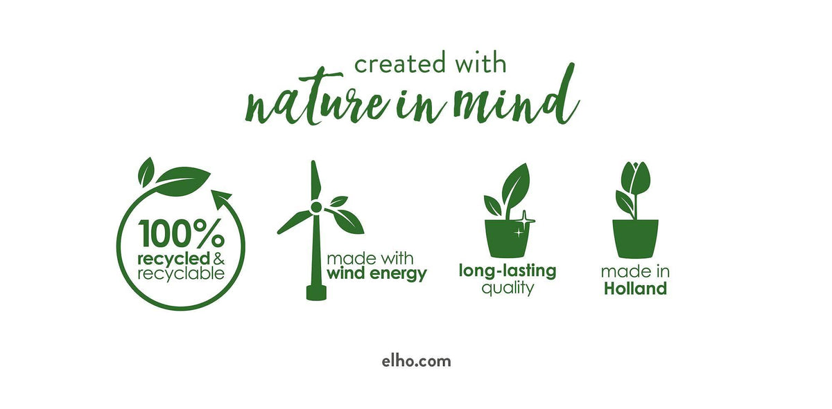 Pot elho Vibes Fold Round blauw - D30 x H27