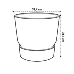 Topf Greenville Round grün- D39 x H37