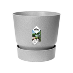 Topf rund und grau - D39 x H37